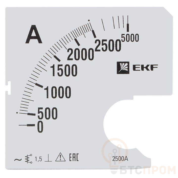 Шкала сменная для A961 2500/5А-1.5 PROxima EKF s-a961-2500 фото в каталоге от BTSprom.by  Шкала сменная для A961 2500/5А-1.5 PROxima EKF s-a961-2500 фото в каталоге от BTSprom.by