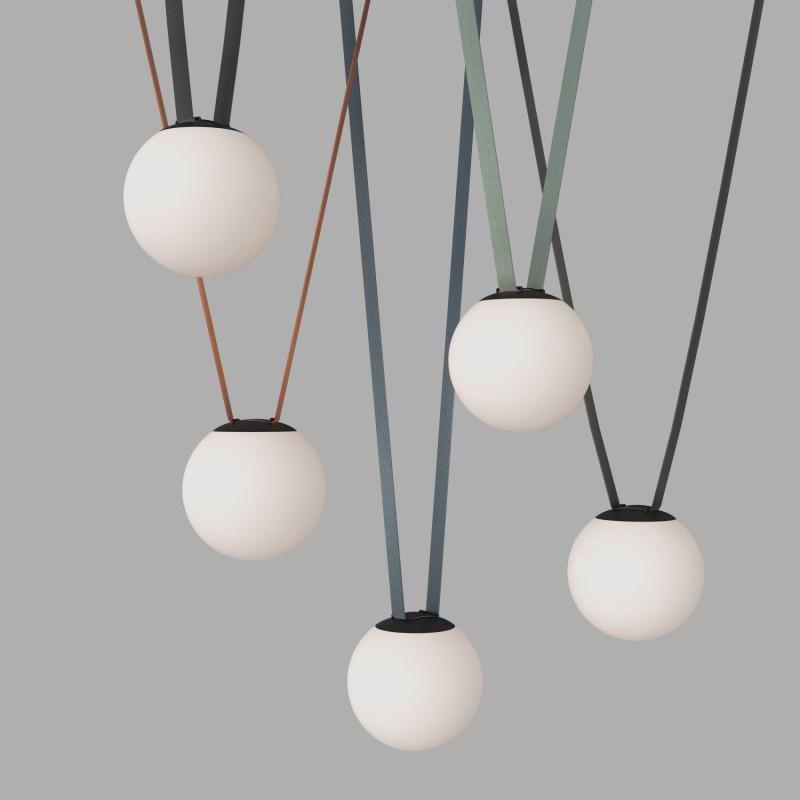  Светильник для трека-ремня Belty Orb 10Вт 4000К IP20 48В DC 180х181мм RA90 120град. со светодиодом акрил черн. DENKIRS 723156 фото в каталоге от BTSprom.by