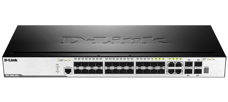 коммутатор управляемый dgs-3000-28sc/a1a 4g 20sfp 4sfp+ d-link 1346769 от BTSprom.by