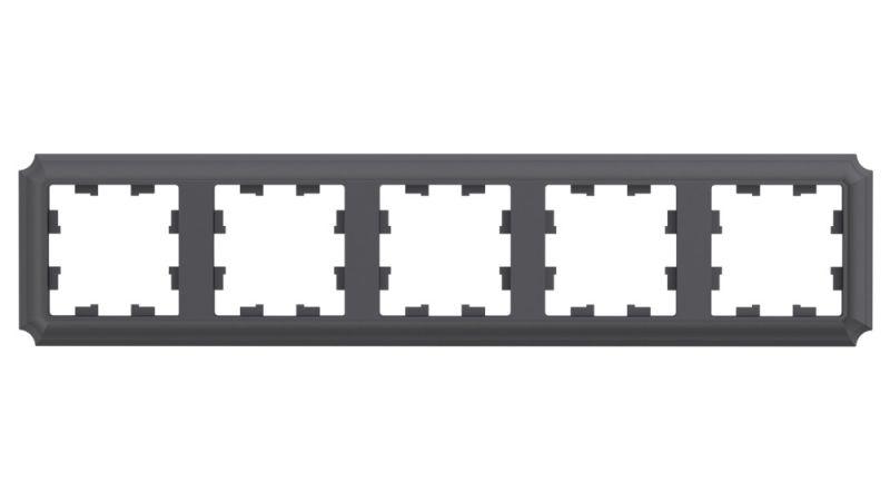 рамка 5-м atlasdesign antique универс. базальт se atn101405 от BTSprom.by