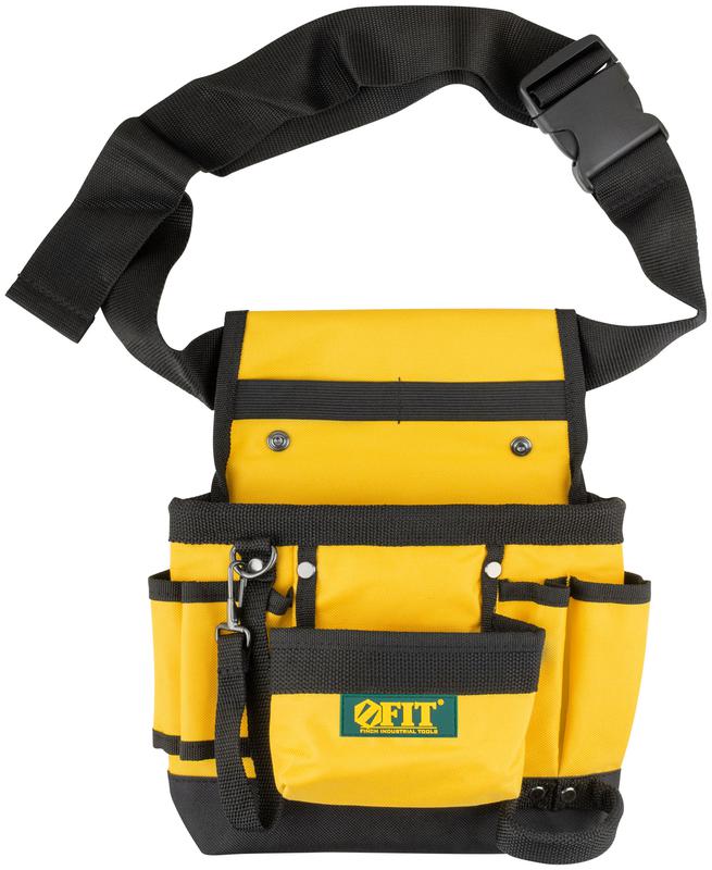 пояс для инструмента одинарный полиэстер 9 отделений 2 петли для инструмента fit 12515 от BTSprom.by