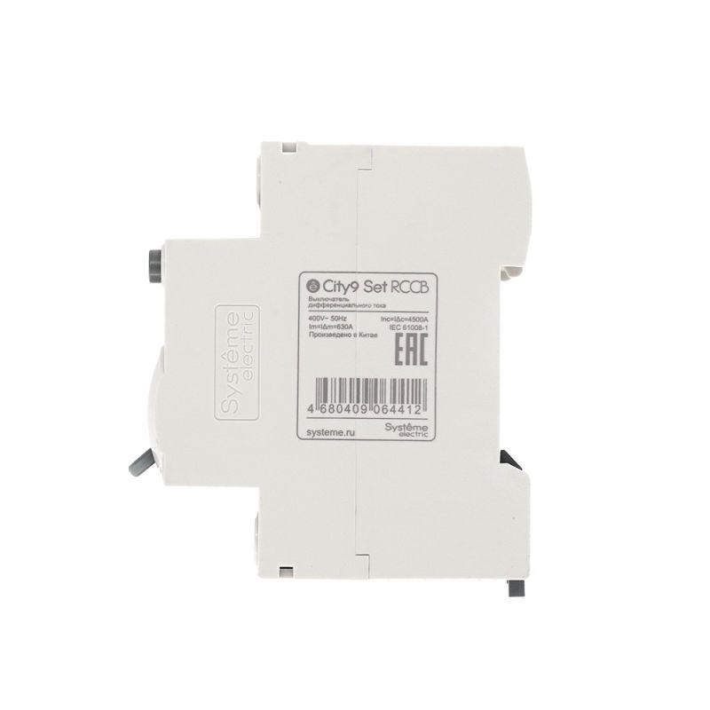  Выключатель дифференциального тока (УЗО) 4п 63А 300мА тип AC City9 Set 400В SE C9R66463 фото в каталоге от BTSprom.by