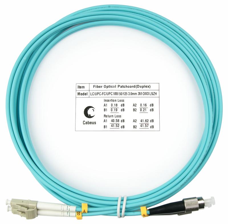шнур оптический fop-50-lc-fc-3m duplex lc-fc 50/125мм om3 3м lszh cabeus 7572c от BTSprom.by