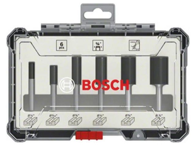 набор пазовых фрез 1/4 дюйма (6шт) bosch 2607017467 от BTSprom.by