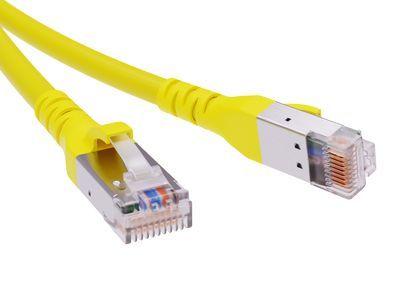 патч-корд экранированный кат.6а sf/utp 4х2 lszh 0.5м желт. dkc rn6asf4505yl от BTSprom.by