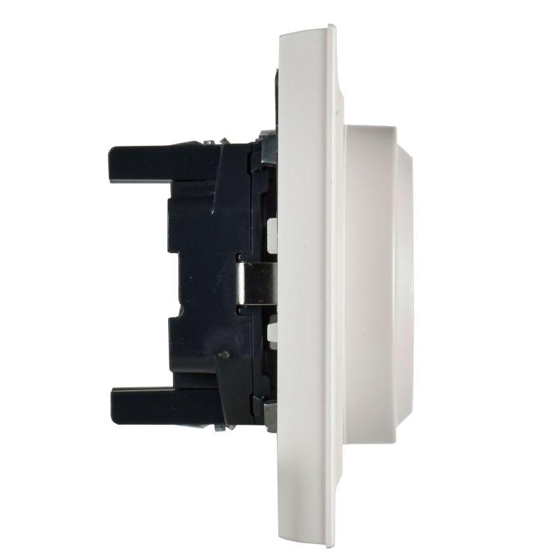  Розетка 2-м СП BRITE РС12-3-БрЖ 16А в сборе с заземл. без защ. шторок жемчуж. IEK BR-R21-16-K36-F фото в каталоге от BTSprom.by