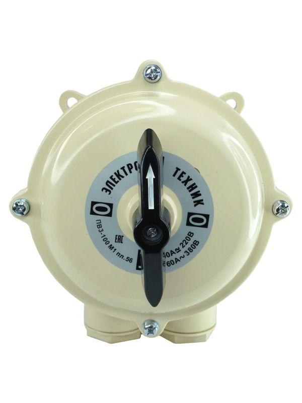  Выключатель пакетный ПВ3-100 в пл. корп. IP56 Электротехник ET002511 фото в каталоге от BTSprom.by