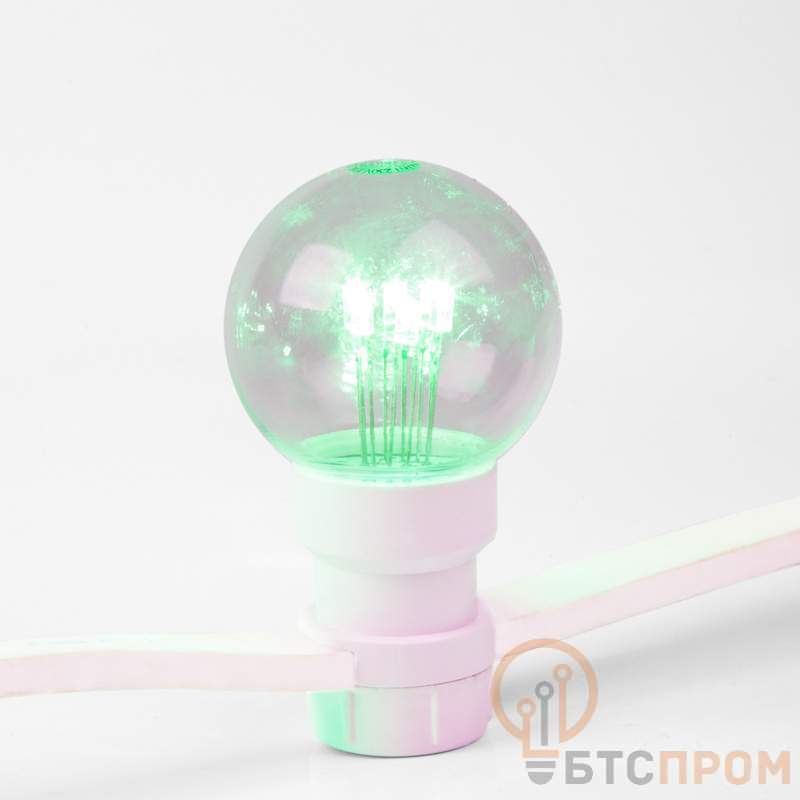  Гирлянда светодиодная "LED Galaxy Bulb String" 10м 6х30LED зел. 25Вт IP65 провод каучук бел. Neon-Night 331-304 фото в каталоге от BTSprom.by