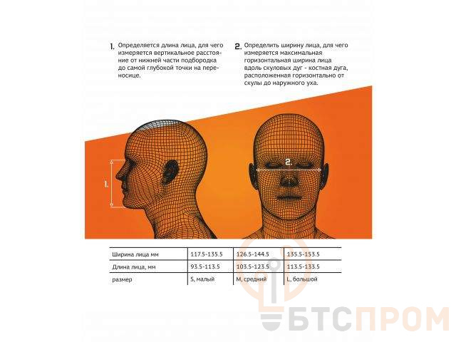  Полумаска без фильтра Jeta Safety (6500) р-р М (Из изолирующих материалов, р-р М) фото в каталоге от BTSprom.by