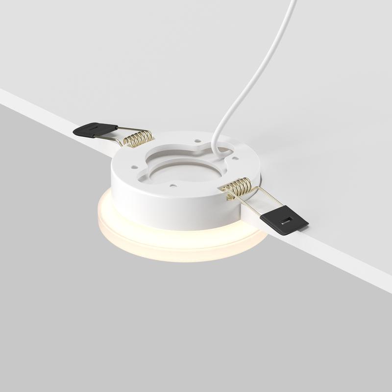  Светильник Pauline 1х12Вт GX53 встраив. Maytoni DL067-GX53-W фото в каталоге от BTSprom.by