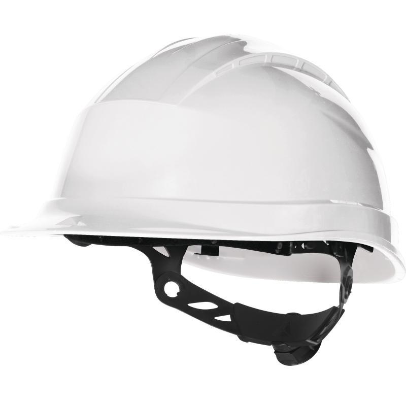 каска защитная quartz up iii без вентил. с храповым механизмом бел. delta plus quarup3bc от BTSprom.by