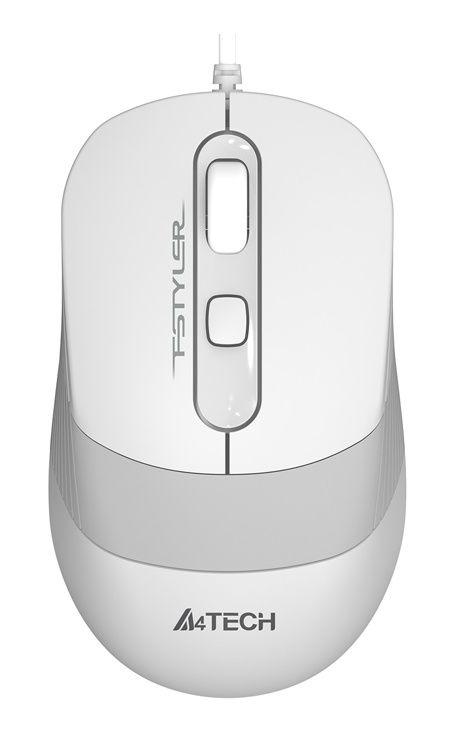 мышь fstyler fm10 бел./сер. оптическая 1600dpi usb 4but fm10 white a4tech 1147676 от BTSprom.by