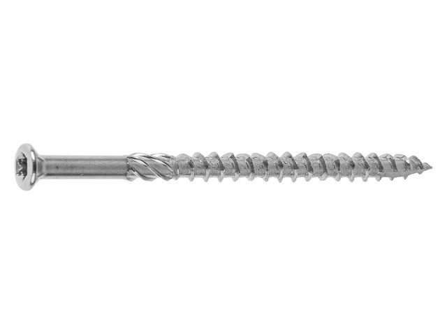 саморез для террасной доски 5.0х80 мм, нерж. сталь (aisi 410), torx25 (50 шт в пласт. конт.) starfix smp1-61317-50 от BTSprom.by