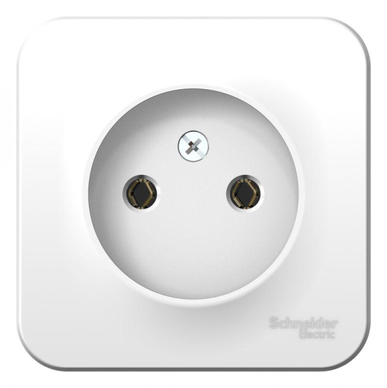 розетка 1-м оп blanca 16а ip20 250в без заземл. без защ. шторок с металлич. пластиной бел. se blnra000121 от BTSprom.by