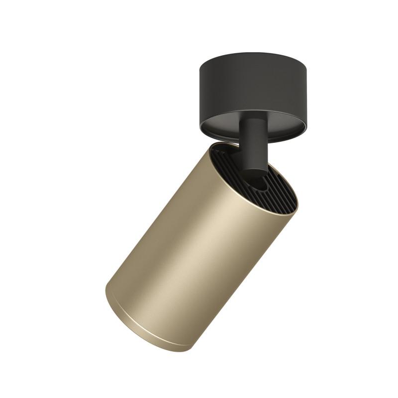  Светильник 15Вт GU10 IP20 накладной алюм. матов. зол. с черн. DENKIRS 695586 фото в каталоге от BTSprom.by