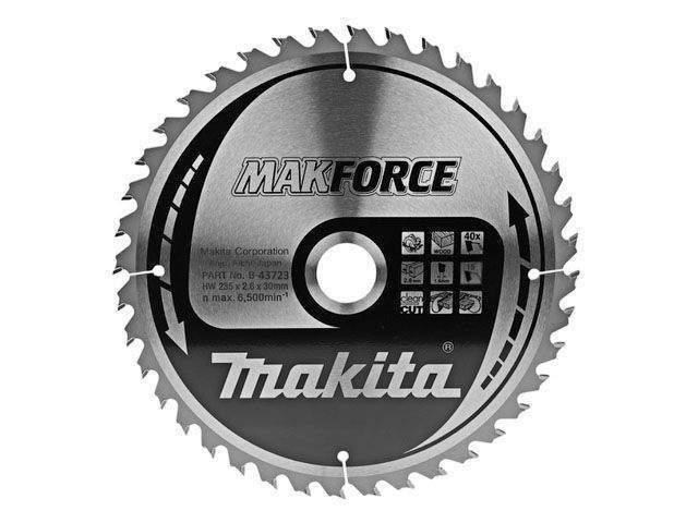 диск пильный 235х30 мм 40 зуб. по дереву makforce makita от BTSprom.by