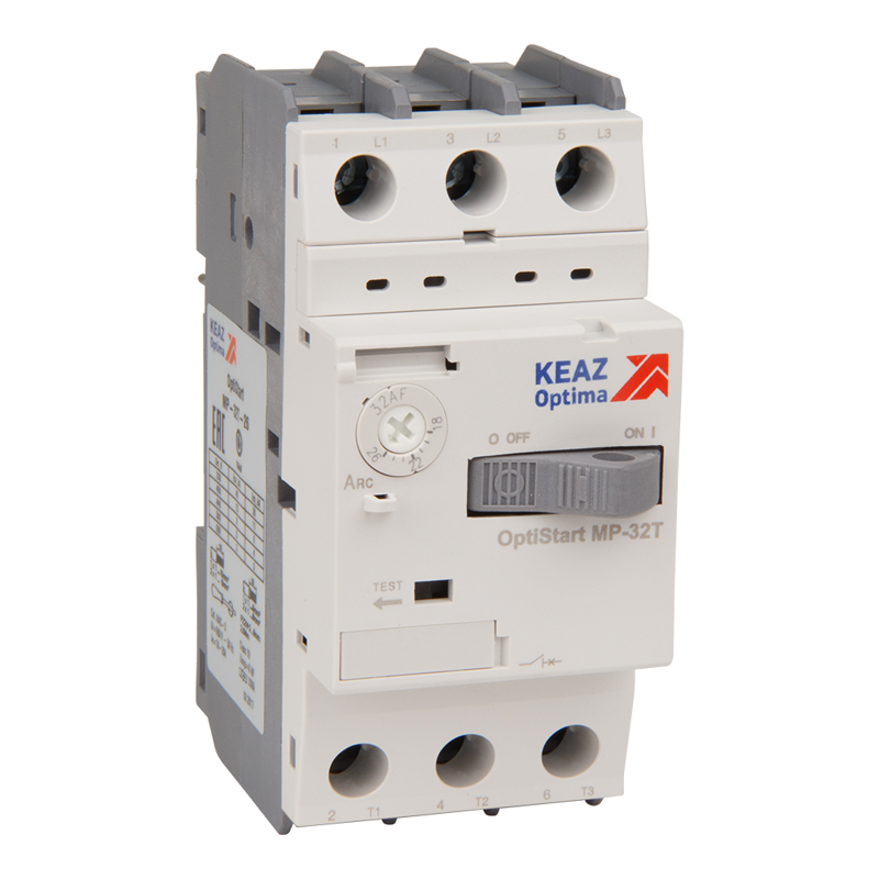 выключатель автоматический 3п 0.63а диапазон уставок 0.4…0.63а 100ка optistart mp 32t кэаз 115716 от BTSprom.by