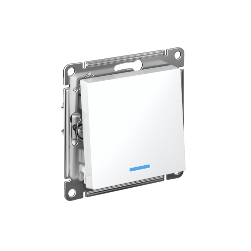 переключатель проходной 1-кл. сп atlasdesign 10а ip20 (сх. 6а) 10ax с подсветкой механизм бел. se atn000163 от BTSprom.by