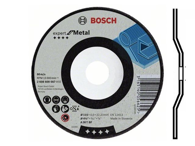 круг обдирочный 150х6x22.2 мм для металла bosch 2608600389 от BTSprom.by круг обдирочный 150х6x22.2 мм для металла bosch 2608600389 от BTSprom.by