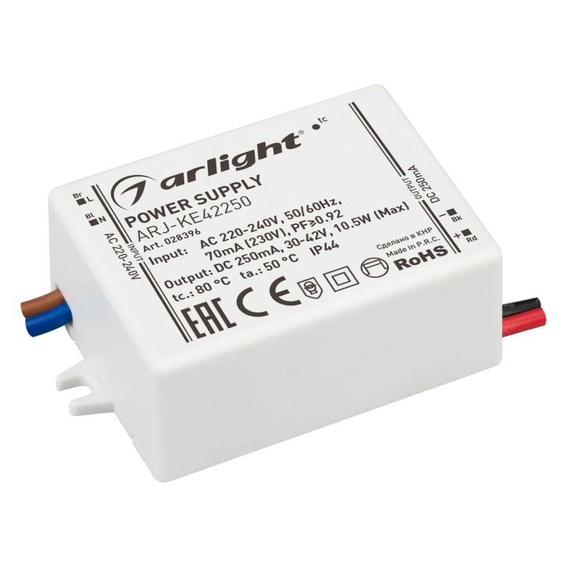 блок питания arj-ke42250 11вт 250ма pfc ip44 пластик 5 лет arlight 028396 от BTSprom.by