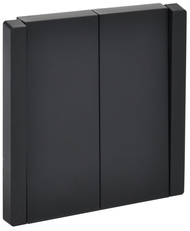 выключатель проходной 2-кл. сп forte&piano 10а fp107 черн. iek fp-v22-0-10-1-k02 от BTSprom.by