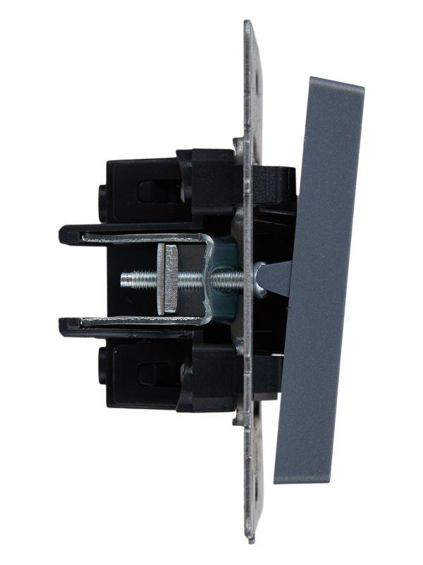  Выключатель проходной 1-кл. СП BRITE ВС10-1-7-БрМ 10А с индик. механизм маренго IEK BR-V12-1-10-K35 фото в каталоге от BTSprom.by