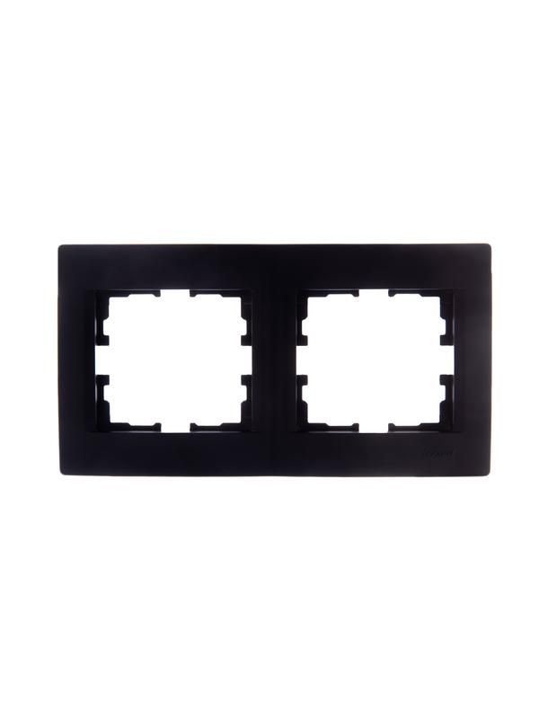 рамка 2-м karina горизонт. черн. бархат lezard 707-4200-147 от BTSprom.by рамка 2-м karina горизонт. черн. бархат lezard 707-4200-147 от BTSprom.by