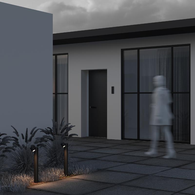  Светильник Wall Street 1х50Вт GU10 IP54 ландшафтный Maytoni O010FL-01B фото в каталоге от BTSprom.by