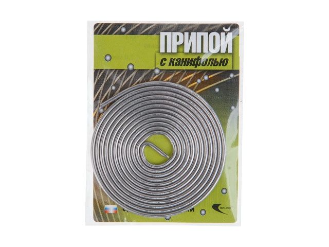 припой пос 61 трубка, спираль ф1,5мм, с канифолью (длина 1 м.) (векта) 30325 от BTSprom.by