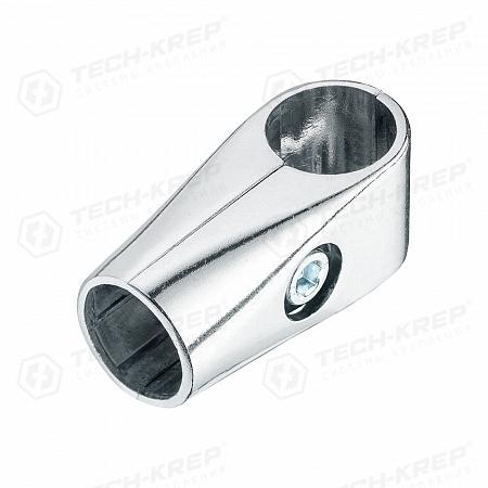 соединитель двух труб т-образно хром (уп.1шт) tech-krep/zitar 127449 от BTSprom.by