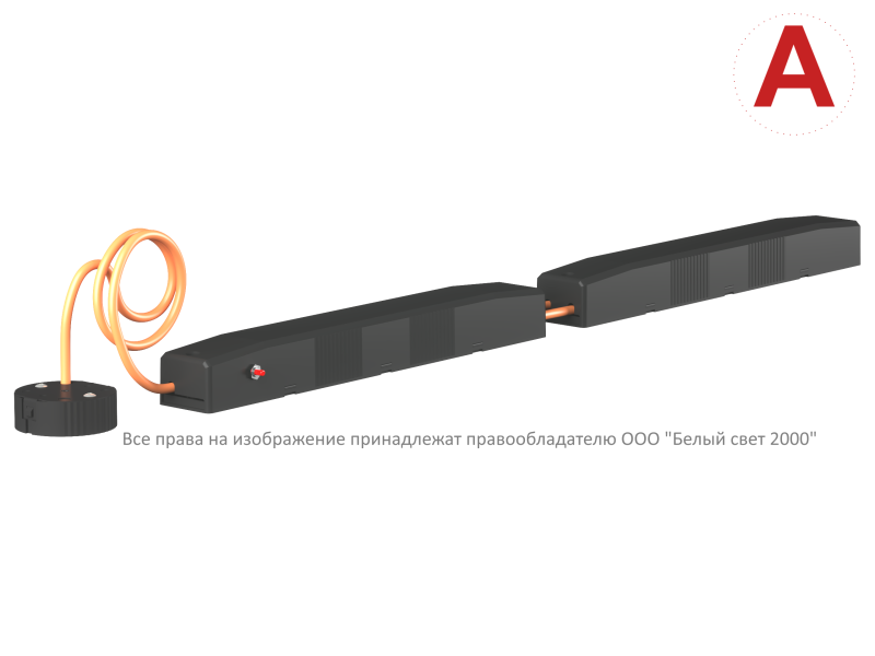  Светильник аварийный BS-OKO-83-L2-INEXI3 Black Белый свет a15283 фото в каталоге от BTSprom.by