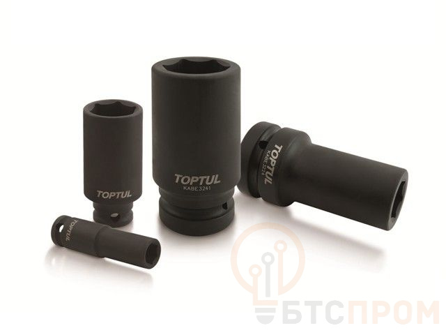 Головка ударн. 3/4" 21мм 6гр. глубокая TOPTUL (Длина - 90 мм.) KABE2421 фото в каталоге от BTSprom.by  Головка ударн. 3/4" 21мм 6гр. глубокая TOPTUL (Длина - 90 мм.) KABE2421 фото в каталоге от BTSprom.by