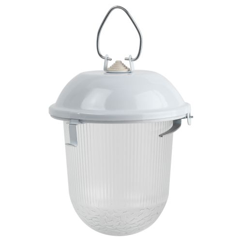  Светильник НСП 02-100-001 Желудь max 100Вт E27 IP54 170х260 без решетки сталь стекло бел. ЭРА Б0052017 фото в каталоге от BTSprom.by