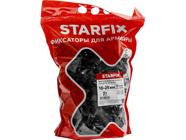 фиксатор арматуры "опора 25/20/15/10" 4-18 усиленный (100 шт в дой-паке) starfix smd4-17309-100 от BTSprom.by