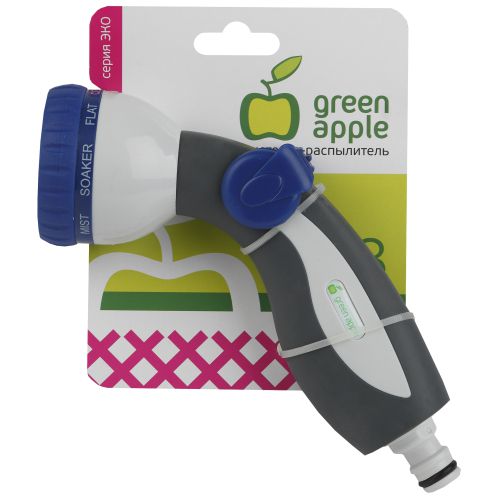  Пистолет-распылитель пластик 8 реж. (12/48/576) Green Apple Б0017766 фото в каталоге от BTSprom.by