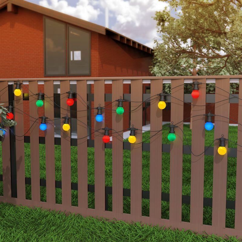  Гирлянда светодиодная Белт Лайт Holiday 10 ламп 7.7м мультицвет IP44 GAUSS HL060 фото в каталоге от BTSprom.by