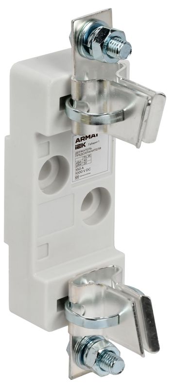 держатель плавкой вставки габарит 1 dc armat iek ar-fu-50d-dp-0350-dc от BTSprom.by