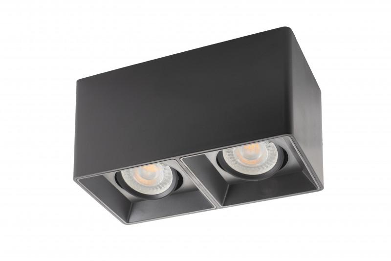  Светильник 10Вт GU5.3 IP20 LED накладной пластик черн. DENKIRS 628024 фото в каталоге от BTSprom.by