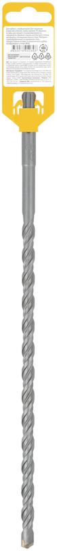  Бур по бетону SDS PLUS профи W-образная вставка двойная спираль 10х310мм FIT 32833 фото в каталоге от BTSprom.by