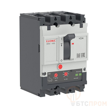 выключатель автоматический 3п 125а диапазон уставок 100...125а 50ка yon pro mnx160l 750в dc расцеп. tmd dc yon mnx160l3dtmd0125 от BTSprom.by