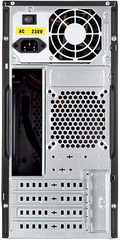 корпус с блоком питания 450вт case fl-702 matx 1х5.25ext 1х3.5ext 2х3.5int 2хusb2.0 hda w/o fan w/450w atx psu w/1.2m eu pwr cord foxline 1000552363 от BTSprom.by
