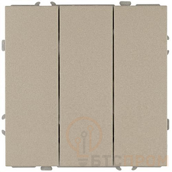 выключатель 3-кл сп 10а ip20 250в galaxy шампань эра б0070720 от BTSprom.by