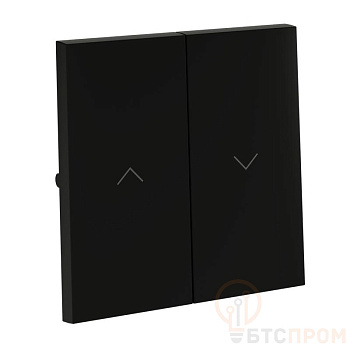 клавиша для выключателя жалюзи s70 матов. черн. voltum vls002508 от BTSprom.by