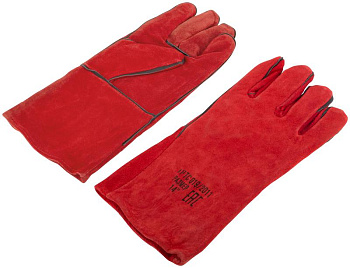 краги спилковые удлиненные на подкладке mos 12455м от BTSprom.by