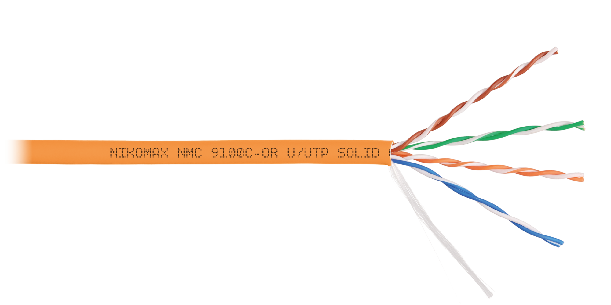 кабель u/utp кат.5е 4 пары нг(а)-hf внутр. (уп.305м) nikomax nmc 9100c-or от BTSprom.by