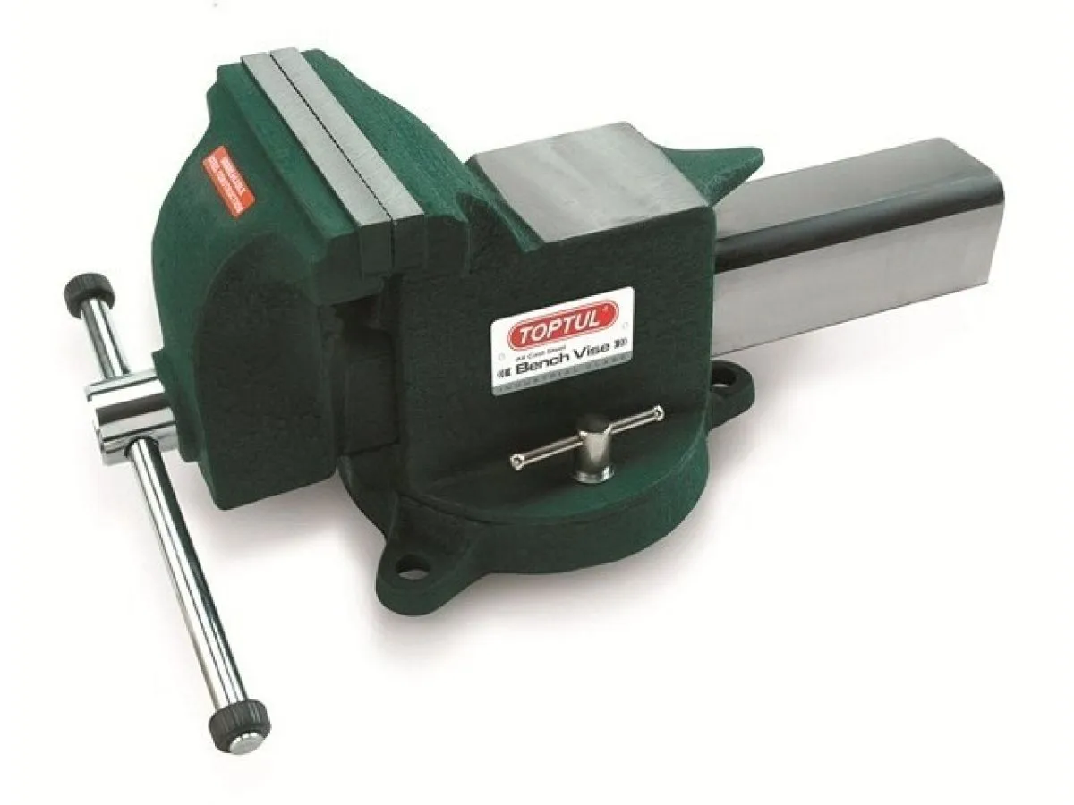 тиски 150мм слесарные, поворотные toptul djac0106 от BTSprom.by