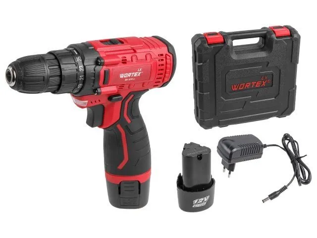 аккум. дрель-шуруповерт wortex lx bd 1215 li в чем. 12 в, 25 н*м, 2х1.5 а*ч, бзп 10 мм (шурупы до 5 мм) 0329353 от BTSprom.by