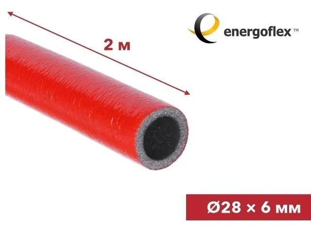 теплоизоляция для труб energoflex super protect красная 28/6-2м efxt028062suprk-240 от BTSprom.by